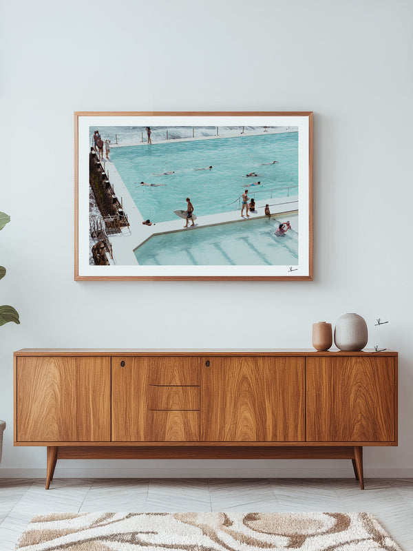 Gone Surfing - Bondi Icebergs Pool - Wall Art Print