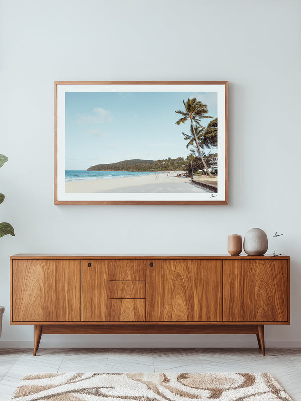 Noosa Main Beach 01 – Sunshine Coast Wall Art Print