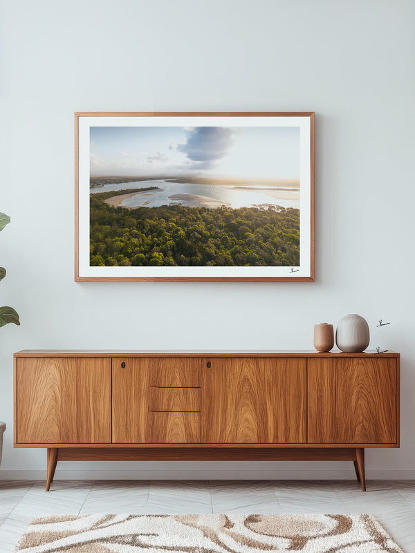Sunset over Noosa River – Sunshine Coast Wall Art Print