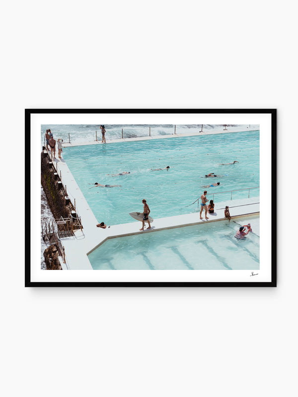 Gone Surfing - Bondi Icebergs Pool - Wall Art Print