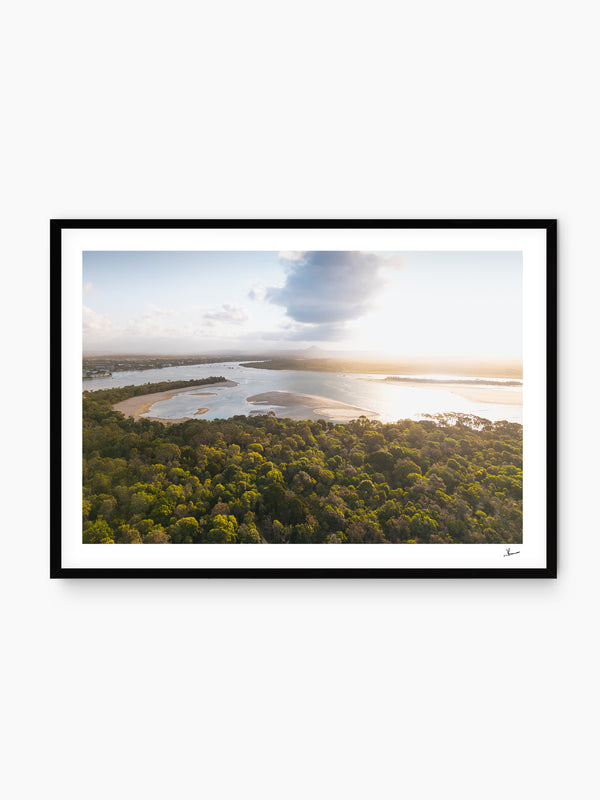 Sunset over Noosa River – Sunshine Coast Wall Art Print