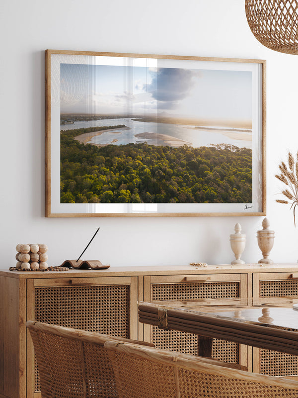 Sunset over Noosa River – Sunshine Coast Wall Art Print