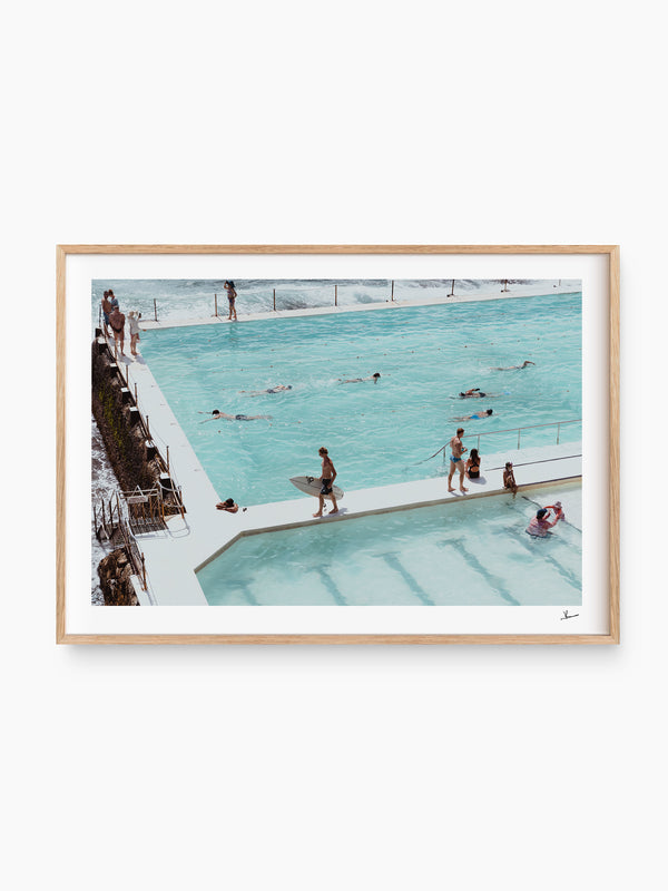 Gone Surfing - Bondi Icebergs Pool - Wall Art Print