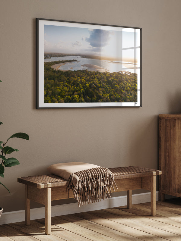 Sunset over Noosa River – Sunshine Coast Wall Art Print