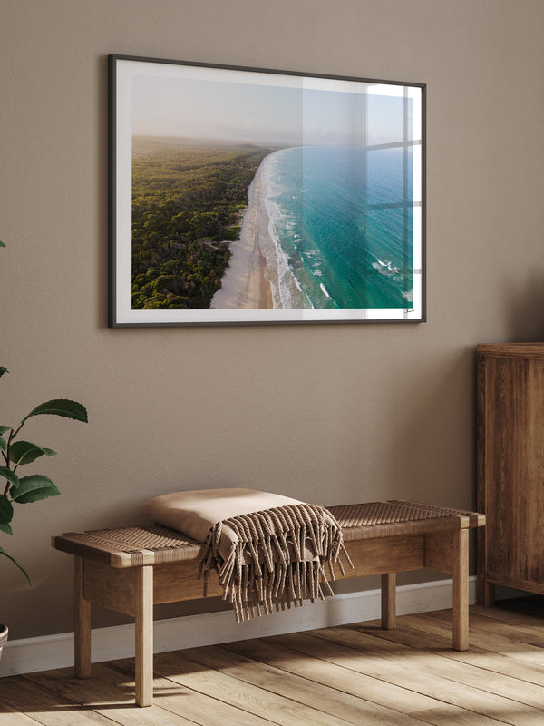 Noosa North Shore 01 – Sunshine Coast Wall Art Print