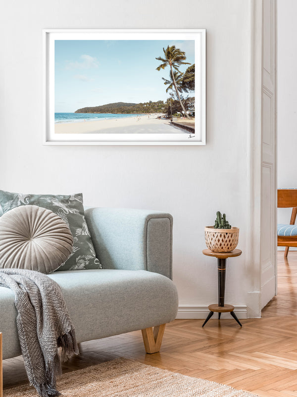 Noosa Main Beach 01 – Sunshine Coast Wall Art Print