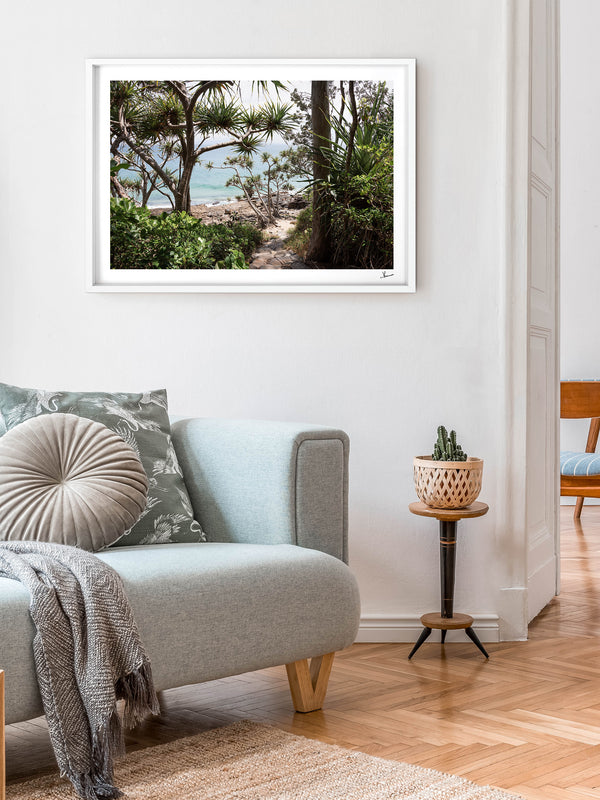 Down Pandanus Lane – Noosa National Park Wall Art Print