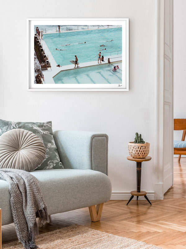 Gone Surfing - Bondi Icebergs Pool - Wall Art Print