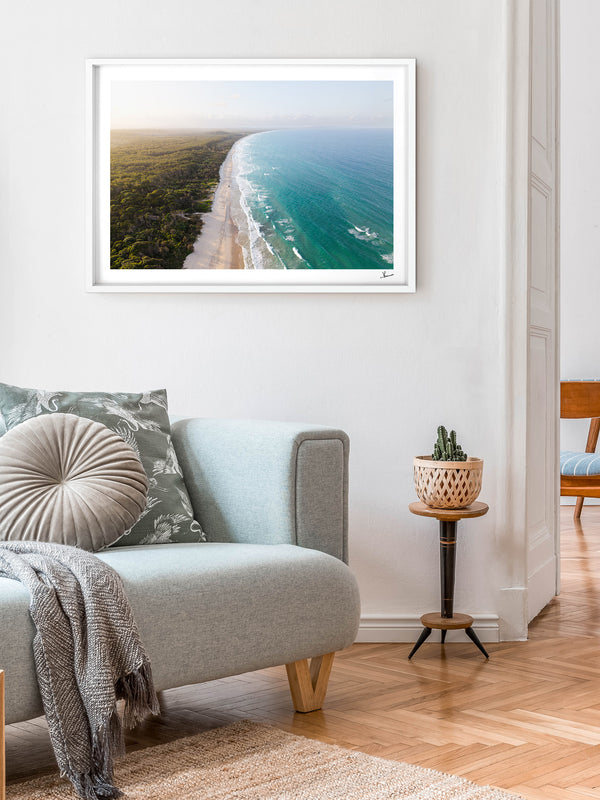 Noosa North Shore 01 – Sunshine Coast Wall Art Print