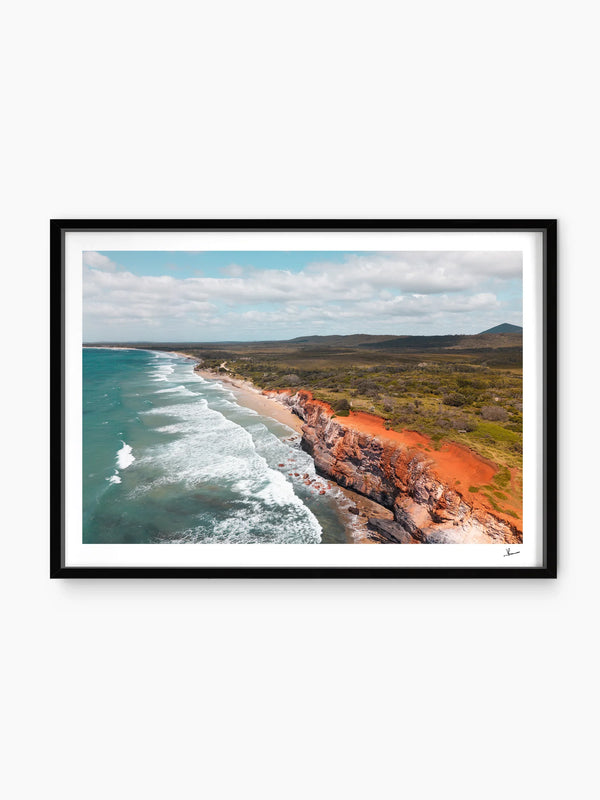 Red Cliff 01 - Wall Art Print