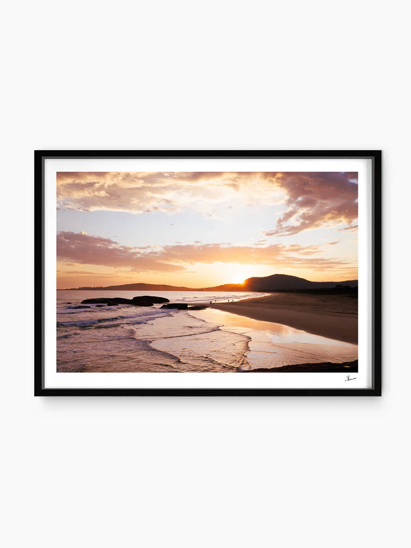 Trial Bay Front Beach Sunrise 01 (South West Rocks) - Wall Art Print