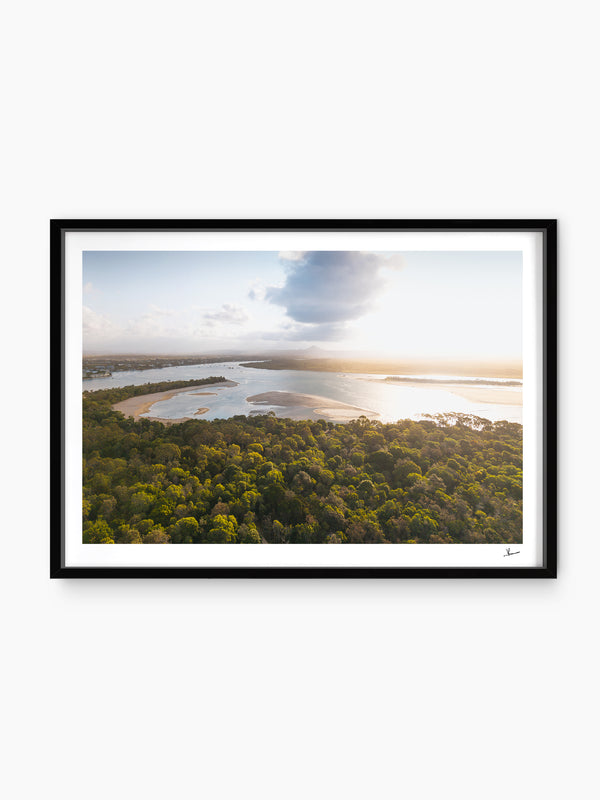 Sunset over Noosa River – Sunshine Coast Wall Art Print