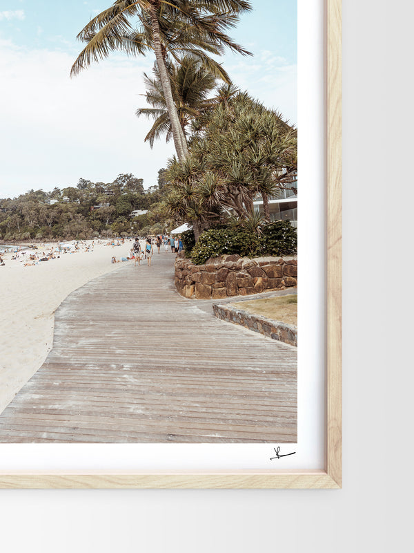 Noosa Main Beach 03 - Sunshine Coast Wall Art Print