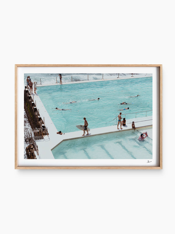 Gone Surfing - Bondi Icebergs Pool - Wall Art Print