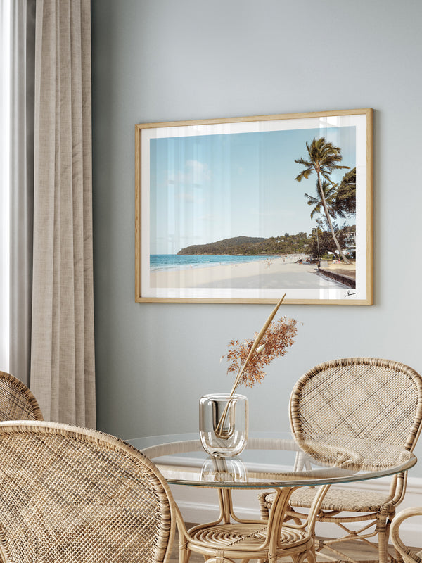 Noosa Main Beach 01 – Sunshine Coast Wall Art Print