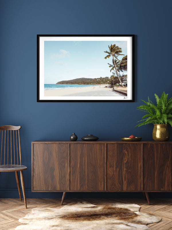 Noosa Main Beach 01 – Sunshine Coast Wall Art Print