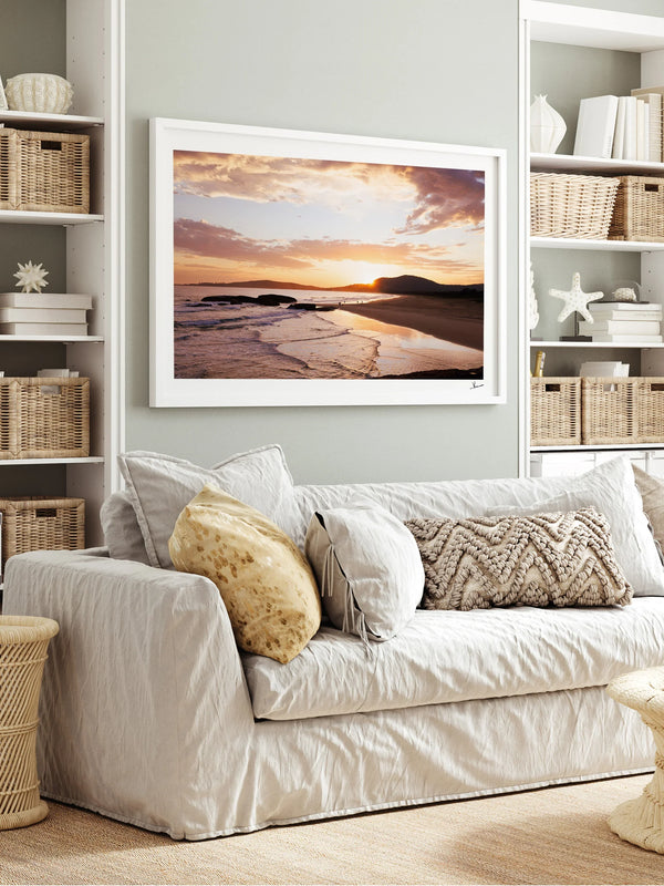 Trial Bay Front Beach Sunrise 01 (South West Rocks) - Wall Art Print