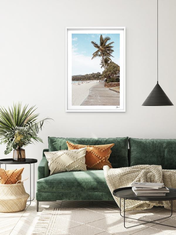 Noosa Main Beach 03 - Sunshine Coast Wall Art Print