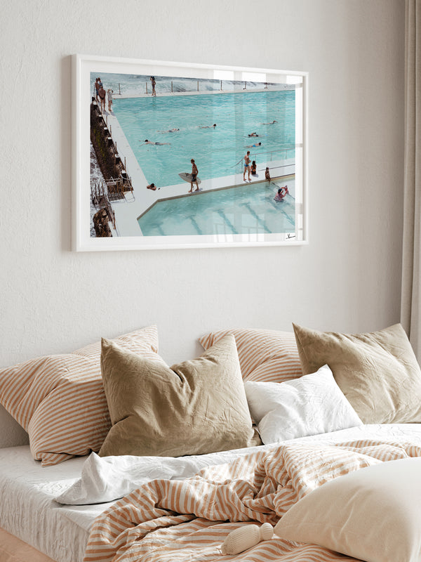 Gone Surfing - Bondi Icebergs Pool - Wall Art Print