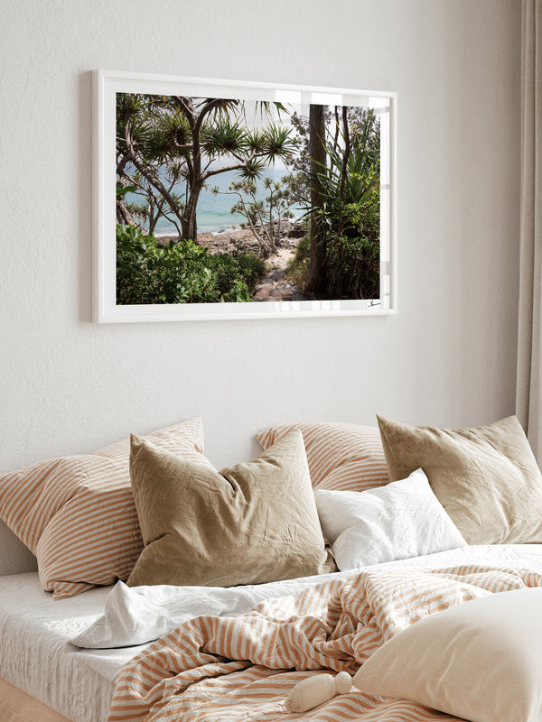 Down Pandanus Lane – Noosa National Park Wall Art Print