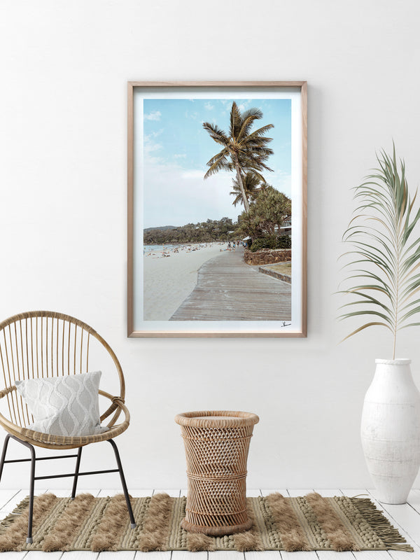 Noosa Main Beach 03 - Sunshine Coast Wall Art Print