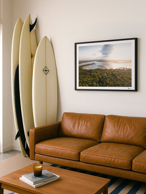 Sunset over Noosa River – Sunshine Coast Wall Art Print