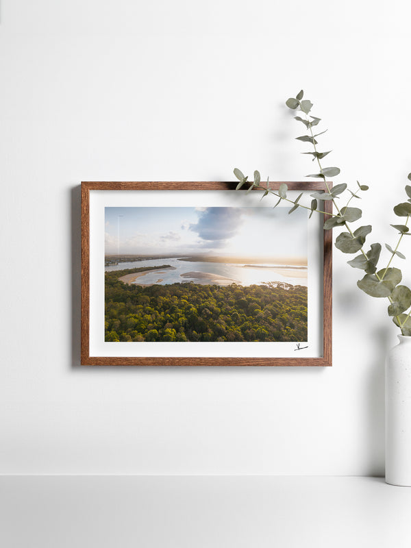 Sunset over Noosa River – Sunshine Coast Wall Art Print