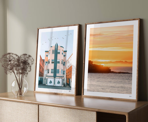 Ben Buckler Sunrise - Bondi Beach Wall Art Print - Australia Unseen