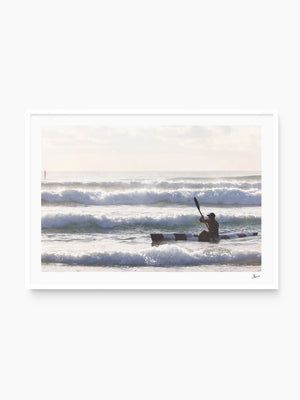 Early Paddle - Freshwater Beach Wall Art Print - Australia Unseen