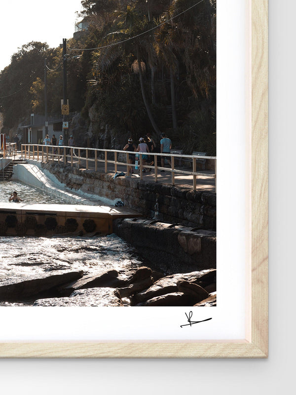 Fairy Bower Pool 01 - Manly Wall Art Print - Australia Unseen