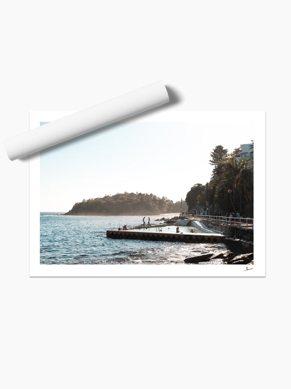 Fairy Bower Pool 01 - Manly Wall Art Print - Australia Unseen