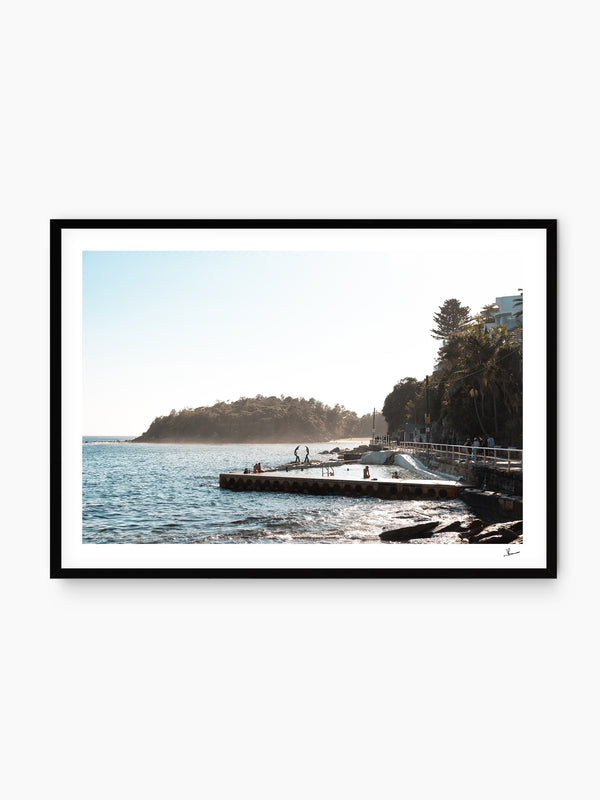 Fairy Bower Pool 01 - Manly Wall Art Print - Australia Unseen