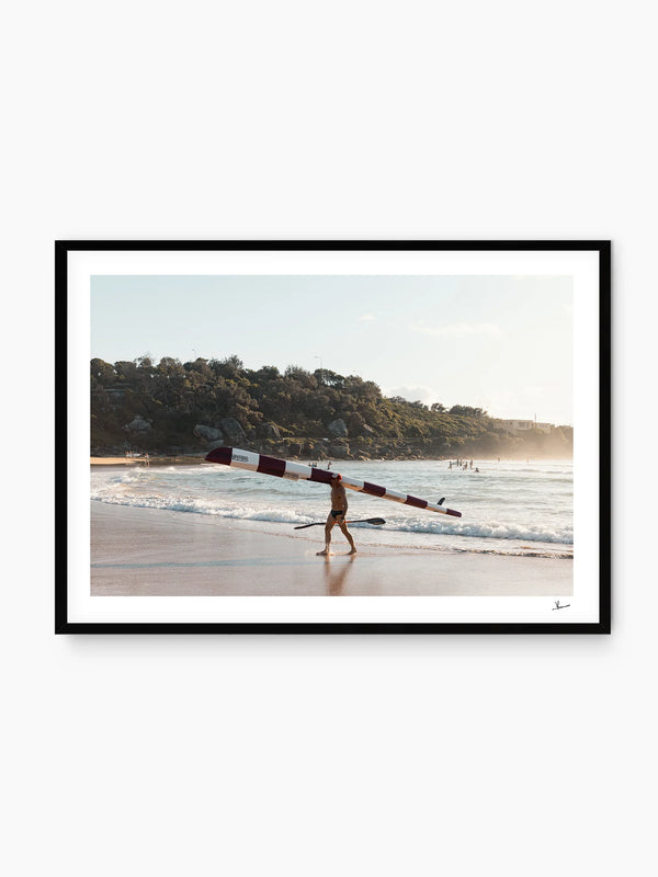 Heading In - Freshwater Beach Wall Art Print - Australia Unseen