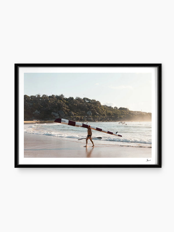 Heading In - Freshwater Beach Wall Art Print - Australia Unseen
