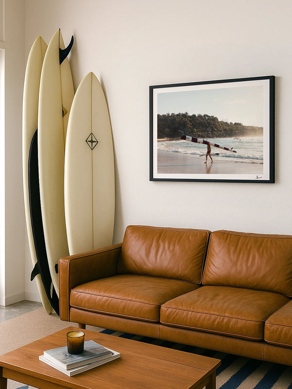 Heading In - Freshwater Beach Wall Art Print - Australia Unseen