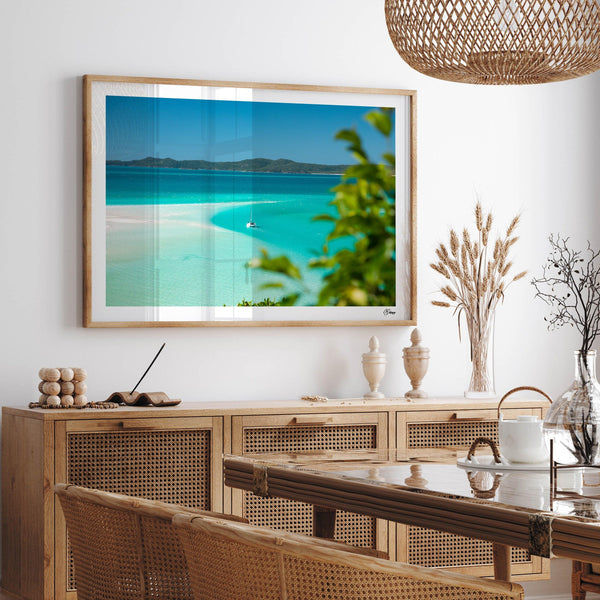 Sailing in Paradise - Hill Inlet - Whitsundays Wall Art Print - Australia Unseen