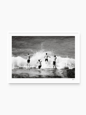 Three, Two, One… Jump - Wall Art Print - Australia Unseen