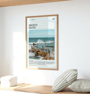 Bronte Baths Editorial Poster - Australia Unseen
