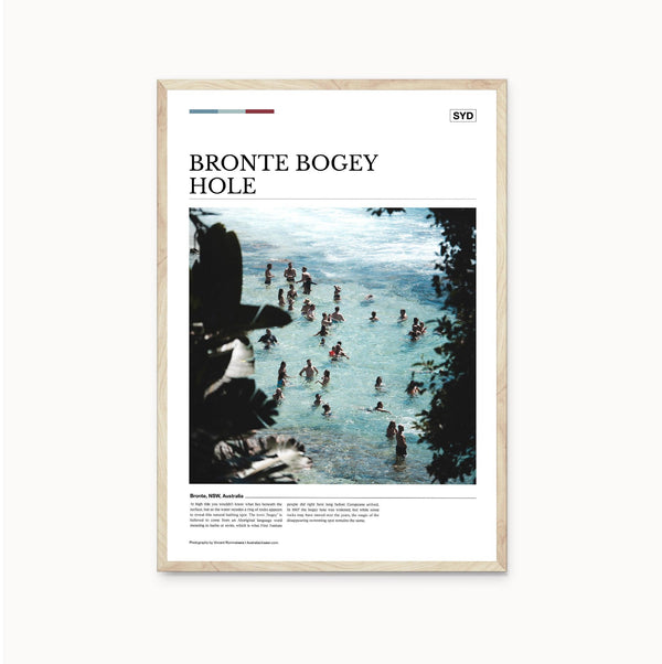 Bronte Bogey Hole Editorial Poster - Australia Unseen