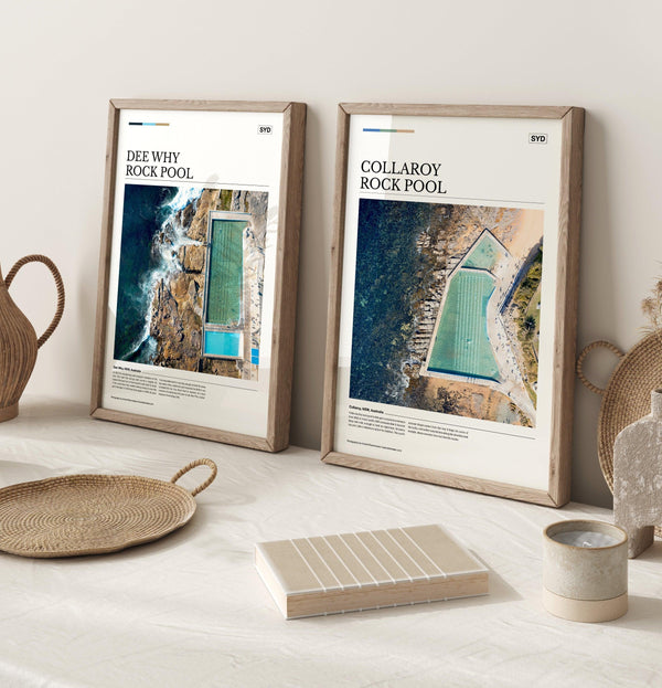 Collaroy Rock Pool Editorial Poster - Australia Unseen