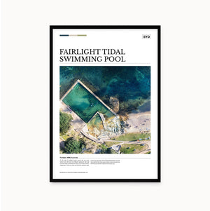 Fairlight Tidal Swimming Pool Editorial Poster - Australia Unseen