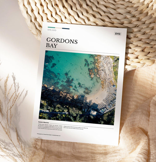 Gordons Bay Editorial Poster - Australia Unseen