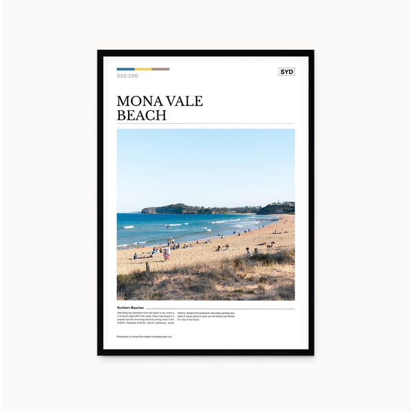 Mona Vale Beach Editorial Poster - Australia Unseen