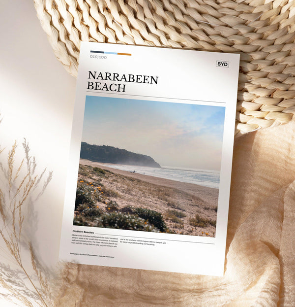 Narrabeen Beach Editorial Poster - Australia Unseen