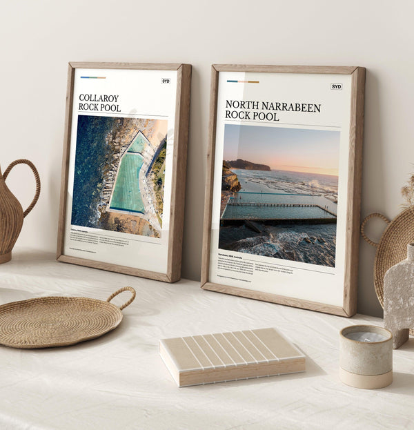 North Narrabeen Rock Pool Editorial Poster - Australia Unseen