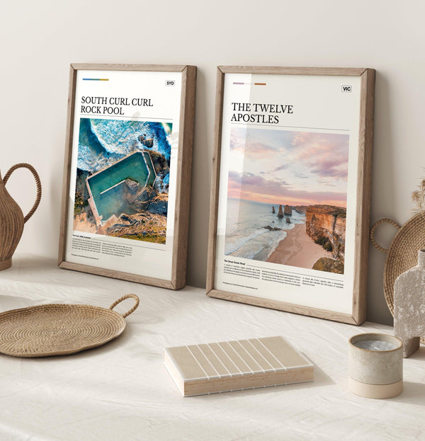 The Twelve Apostles Editorial Poster - Australia Unseen