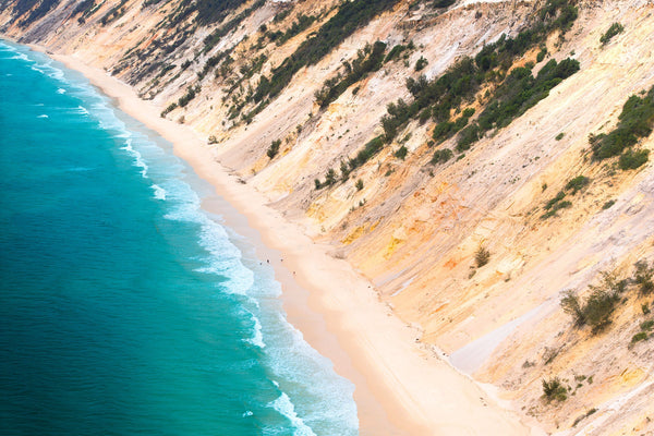 Rainbow Beach Wall Art Print