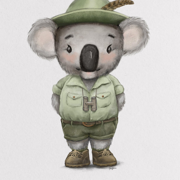 Kids Wall Art - Children Illustrations - Australian Animals - Puzzles - Australia Unseen