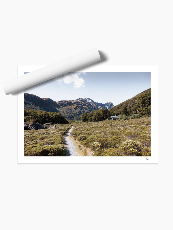 Arriving at Mackenzie Lodge – New Zealand Wall Art Print