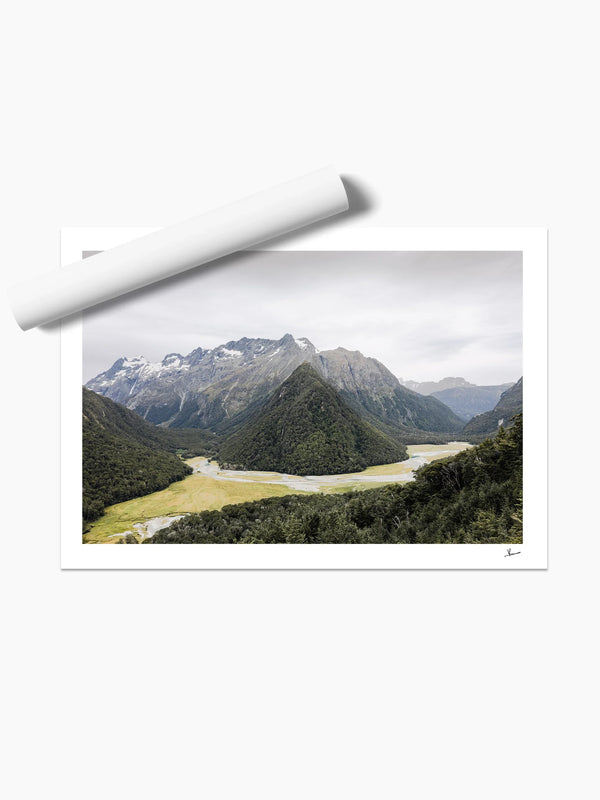 Routeburn Flats 01 – New Zealand Wall Art Print